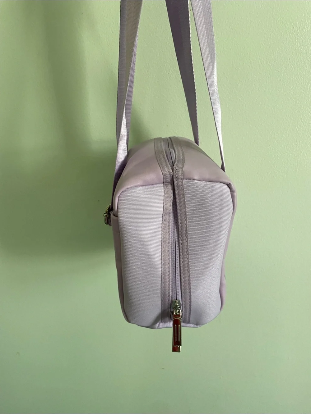 Little Girls Lavender Mini Duffle Bag Adjustable Strap Little Girls Travel Bag